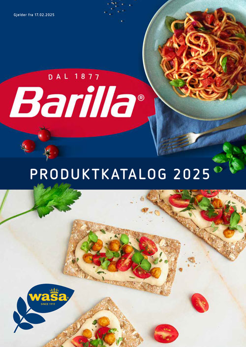 Barilla produktkatalog