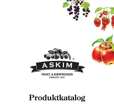 Askim Frukt- og Bærpresseri produktkatalog